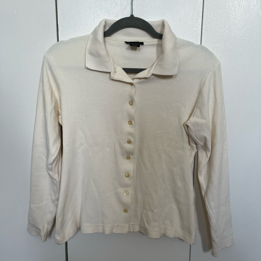 The Limited Button Down Collared Sweater - image 4